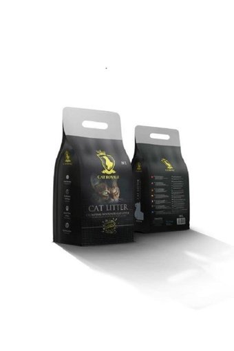 Cat Royale Premium Topaklanan İnce Taneli Aktif Karbonlu Bentonit Kedi Kumu 2x10 lt