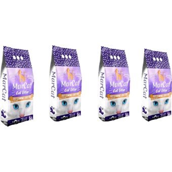 Mar Cat Lavanta Kokulu Topaklanan İnce Taneli Bentonit Kedi Kumu 4x5 lt