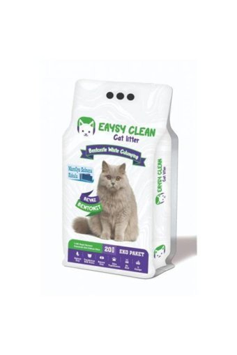 Eaysy Clean Marsilya Sabunu Kokulu Topaklanan İnce Taneli Bentonit Kedi Kumu 20 lt