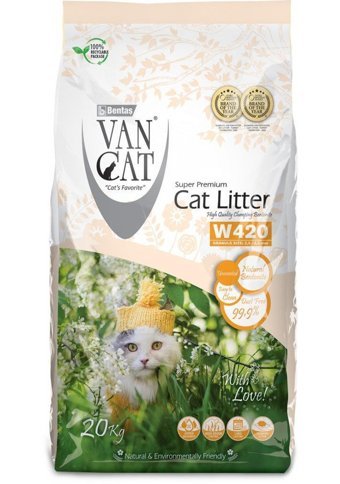 Van Cat Kokusuz Topaklanan Kalın Taneli Bentonit Kedi Kumu 20 lt