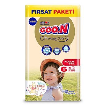Goon Premium Soft 6 Numara Külot Bebek Bezi 48 Adet