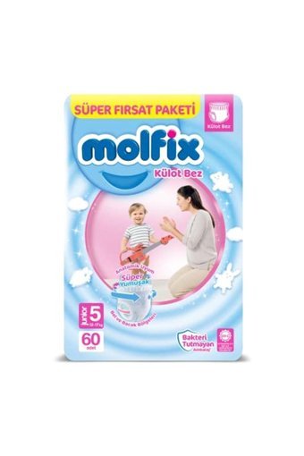 Molfix 5 Numara Külot Bebek Bezi 60 Adet