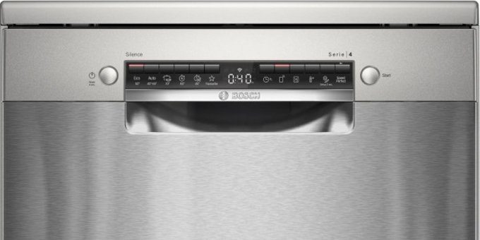 Bosch SMS4IMI62T 6 Programlı E Enerji Sınıfı 14 Kişilik İnox Solo Bulaşık Makinesi
