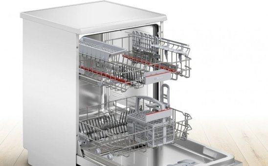 Bosch SMS4EKW62T 6 Programlı C Enerji Sınıfı 13 Kişilik Beyaz Solo Bulaşık Makinesi