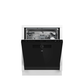 Beko BBC 160 S 6 Programlı D Enerji Sınıfı 14 Kişilik Siyah Ankastre Bulaşık Makinesi