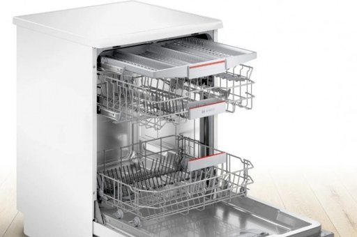 Bosch SMS4IMW62T 6 Programlı E Enerji Sınıfı 14 Kişilik Beyaz Solo Bulaşık Makinesi