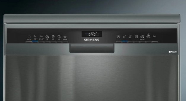 Siemens SN23IC62KT 6 Programlı D Enerji Sınıfı 13 Kişilik Siyah Solo Bulaşık Makinesi