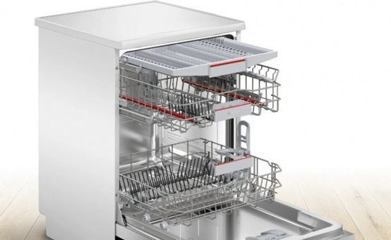 Bosch SMS4HMW62T 6 Programlı D Enerji Sınıfı 14 Kişilik Beyaz Solo Bulaşık Makinesi