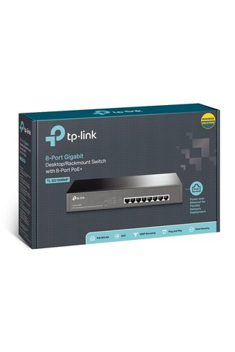 Tp-Link TL-SG1008MP Kablosuz İç Mekan Masaüstü Access Point Router