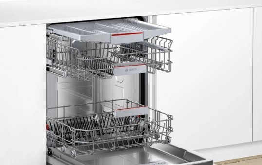 Bosch SMI4IMS62T 6 Programlı E Enerji Sınıfı 14 Kişilik Gri Ankastre Bulaşık Makinesi