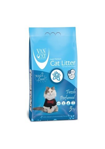 Van Cat Marsilya Sabunu Kokulu Topaklanan İnce Taneli Bentonit Kedi Kumu 5 lt
