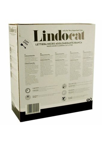 Lindo Cat Kokusuz Topaklanan İnce Taneli Aktif Karbonlu Bentonit Kedi Kumu 6 lt
