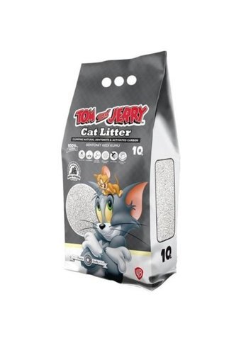 Tom & Jerry Kokusuz Topaklanan İnce Taneli Aktif Karbonlu Bentonit Kedi Kumu 10 lt