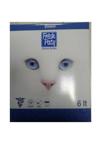Fresh Paty Clinic Topaklanan İnce Taneli Bentonit Kedi Kumu 6 lt