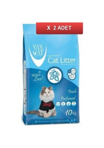 Van Cat Marsilya Sabunu Kokulu Topaklanan İnce Taneli Bentonit Kedi Kumu 12 lt