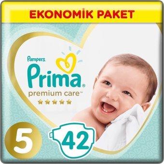 Prima Premium Care 5 Numara Cırtlı Bebek Bezi 42 Adet