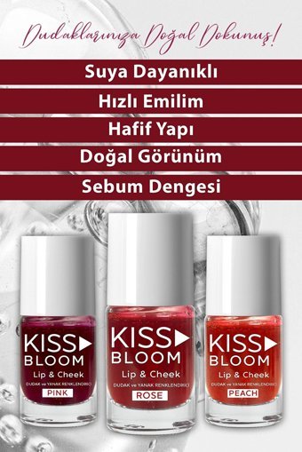 Procsin Cheek Peach Parlak Likit Allık