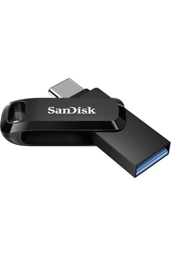 SanDisk Dual Drive Go Sdddc3-032g-g46 Çift Taraflı USB 3.1 Type C 32 GB Flash Bellek Siyah