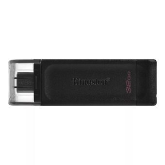 Kingston DataTraveler 70 USB 3.2 Type C 32 GB Flash Bellek Siyah