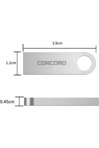 Concord USB 2.0 Type A 64 gb Flash Bellek Metal
