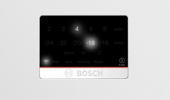 Bosch KGP76AWC0N Çift Kapılı No Frost C 526 lt Alttan Donduruculu Solo Buzdolabı