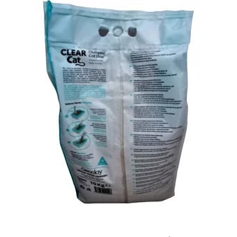 Clear Cat Doğal Topaklanan İnce Taneli Bentonit Kedi Kumu 2x10 lt