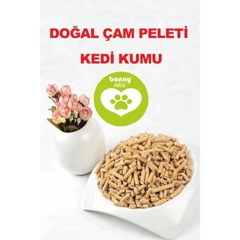 Bonny Nice Doğal Kalın Taneli Çam Pellet Kedi Kumu 15x10 lt