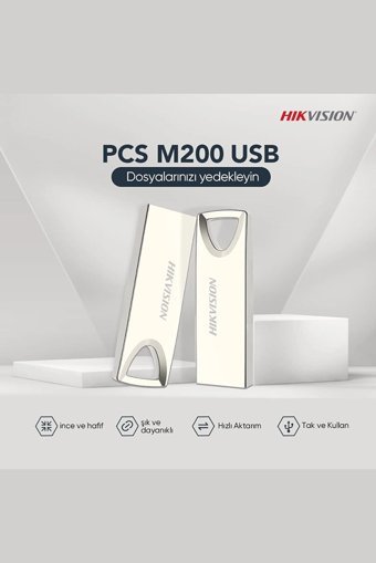 Hikvision Hs-usb-m200 USB 2.0 Type A 32 GB Flash Bellek Siyah