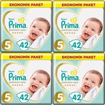 Prima Premium Care 5 Numara Cırtlı Bebek Bezi 4x42 Adet