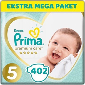 Prima Premium Care 5 Numara Cırtlı Bebek Bezi 402 Adet