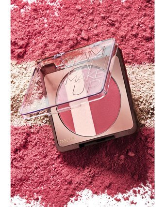 Faberlic Glam Cheek Işıltılı Toz Allık Pembe