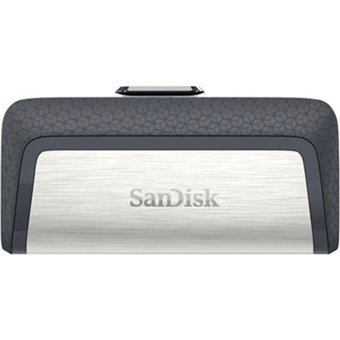 SanDisk Ultra Dual Drive SDDDC2-256G-G46 Çift Taraflı USB 3.2 Type A-Type C 256 GB Flash Bellek Metal
