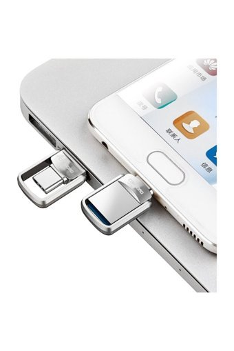 Concord C-OTGT64 Mini Çift Taraflı USB 3.0 Type C 64 GB Flash Bellek Metal