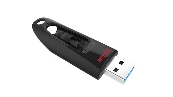 SanDisk Ultra SDCZ48-128G-U46 Şifreli USB 3.0 Type A 128 GB Flash Bellek Siyah