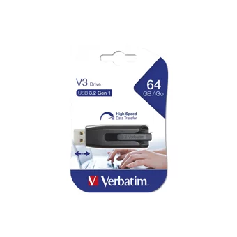 Verbatim Store N Go V3 USB 3.2 Type A 64 GB Flash Bellek Siyah