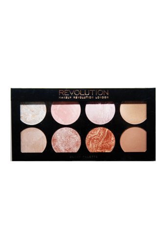 Revolution Ultra Golden Sugar Işıltılı Toz Allık Paleti