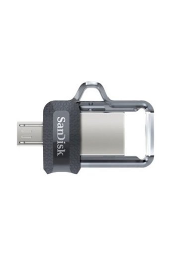 SanDisk Ultra Dual Drive SDDD3-064G-G46 Mini Çift Taraflı USB 3.0 Type A-Micro USB 64 GB Flash Bellek Metal