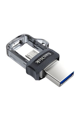 SanDisk Ultra Dual Drive SDDD3-064G-G46 Mini Çift Taraflı USB 3.0 Type A-Micro USB 64 GB Flash Bellek Metal
