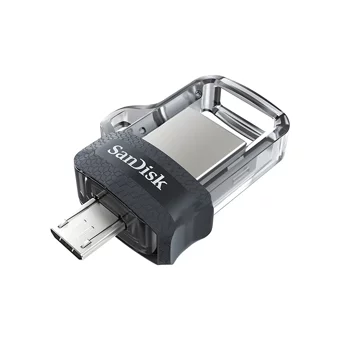 SanDisk Dual Drive SDDD3-016G-G46 Mini Çift Taraflı USB 3.0 Type A-Micro USB 16 GB Flash Bellek Metal