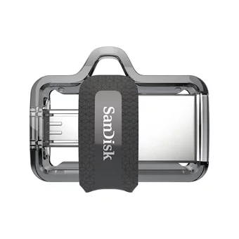 SanDisk Dual Drive SDDD3-016G-G46 Mini Çift Taraflı USB 3.0 Type A-Micro USB 16 GB Flash Bellek Metal