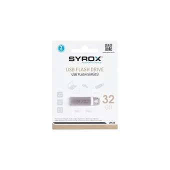 Syrox SYX-UM32 USB 3.2 Type A 32 GB Flash Bellek Metal