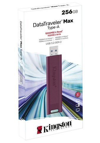 Kingston DataTraveler Max USB 3.2 Type A 256 GB Flash Bellek Mor