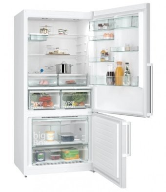 Siemens KG86NCWE0N Çift Kapılı No Frost E 631 lt Alttan Donduruculu Solo Buzdolabı