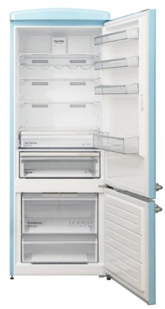 Vestel RETRO NFK52111 Çift Kapılı No Frost E 472 lt Alttan Donduruculu Solo Buzdolabı