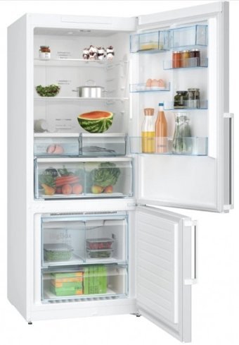 Bosch KGN76CWE0N Çift Kapılı No Frost E 526 lt Alttan Donduruculu Solo Buzdolabı