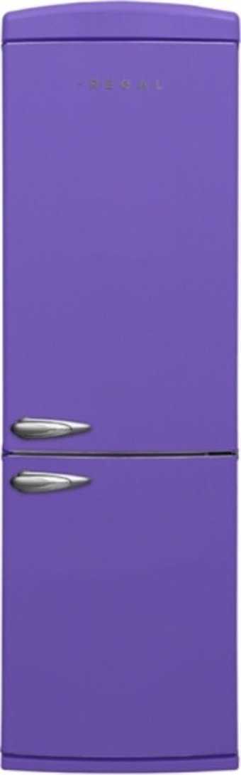 Regal ST 37010 (Mor) Çift Kapılı Statik F 341 lt Alttan Donduruculu Solo Buzdolabı