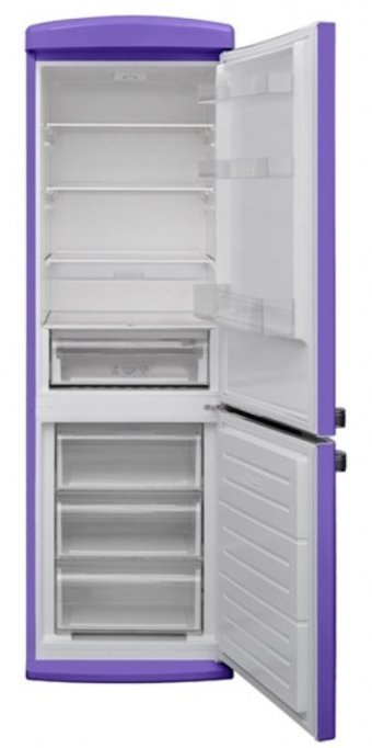 Regal ST 37010 (Mor) Çift Kapılı Statik F 341 lt Alttan Donduruculu Solo Buzdolabı