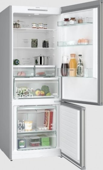 Siemens KG55NVIF1N Çift Kapılı No Frost F 483 lt Alttan Donduruculu Solo Buzdolabı