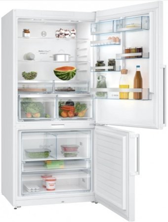 Bosch KGP86AWC0N Çift Kapılı No Frost C 621 lt Alttan Donduruculu Solo Buzdolabı
