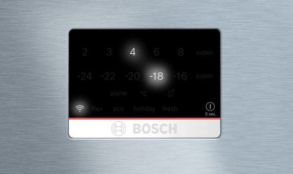 Bosch KGP76AIC0N Çift Kapılı No Frost C 526 lt Alttan Donduruculu Solo Buzdolabı